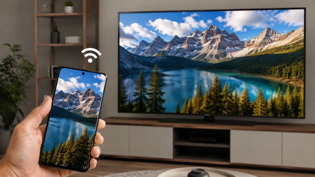 how to connect samsung smartphone to samsung tv?