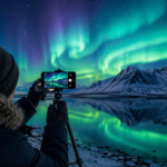 how to take pictures of northern lights with smartphone