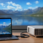 how to connect projector to laptop