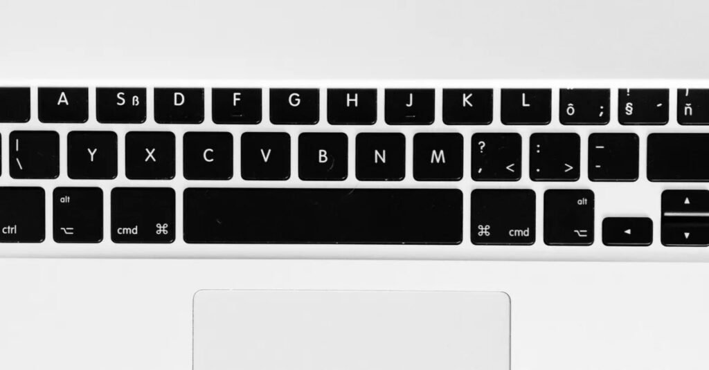 Laptop keyboard not working after Windows Update backlit close-up