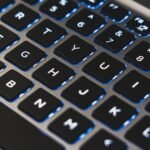 some keys on laptop keyboard not working close-up of laptop keyboard keys